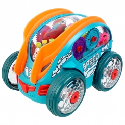 ماشین چرخ دنده ای موزیکال ملق زن مدل ماشین رقاص YJTOYS Stunt Tipper 360 No.YJ388-68
