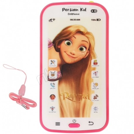 موبایل لمسی راپونزل پرشین کیدز با زبان فارسی Persian Kids Rapunzel TT-99001