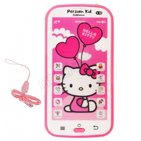 موبایل لمسی هلو کیتی با زبان فارسی Persian Kids Hello Kitty TT-99001
