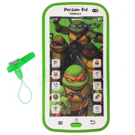 موبایل لمسی لاک پشتهای نینجا با زبان فارسی Persian Kids TT-99001