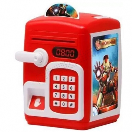 گاوصندوق رمزدار اثرانگشتی آیرون من Saving Box Iron Man N0:YHD-3002