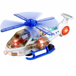 هلیکوپتر موزیکال باتری خور مدل هلیکوپتر پلیس Kai Jie TOYS Police Helicopter 8811
