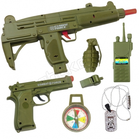 اسباب بازی ست تفنگ و کلت ارتشی 34120