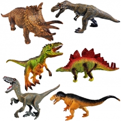 ست فیگور دایناسور خارجی مدل 6 عدی DINOSAURS ANIMAL COLLECTION