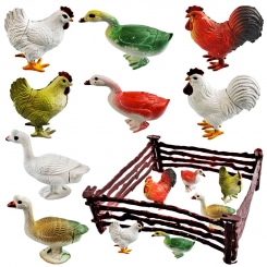فیگور پرندگان اهلی مزرعه 8عددی نیکی تویز FARM ANIMALS