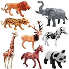 ست فیگور حیوانات وحشی 8 تکه خارجی کد animals kingdom 8 pcs 6617