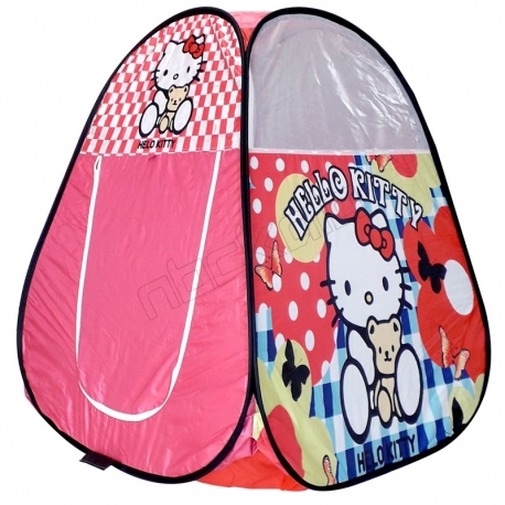 چادر بازی کودک 104 سانت فنری طرح هلوکیتی Hello Kitty Tent