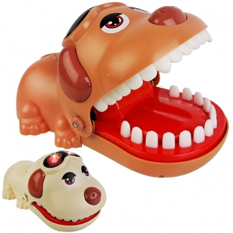 ابزار شوخی سگ گازگیر عینکی باطری خور DOG CRAZY NO:X60-10A