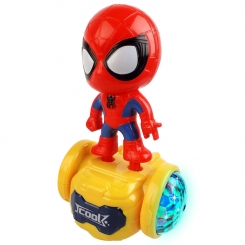 مرد عنکبوتی هاوربرد سوار دودزا XIN LE XING Spiderman with Hoverboard 0711