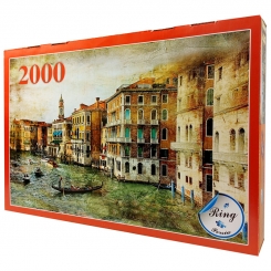 پازل 2000 تکه رینگ طرح شهر زیبای ونیز Venice کد 20007